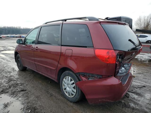 5TDKK4CC6AS337321 - 2010 TOYOTA SIENNA CE MAROON photo 2