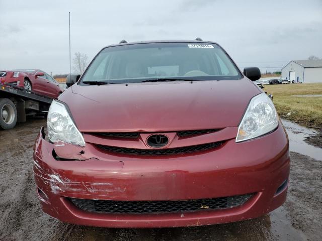 5TDKK4CC6AS337321 - 2010 TOYOTA SIENNA CE MAROON photo 5