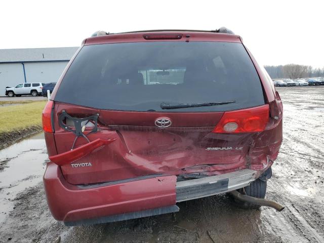 5TDKK4CC6AS337321 - 2010 TOYOTA SIENNA CE MAROON photo 6