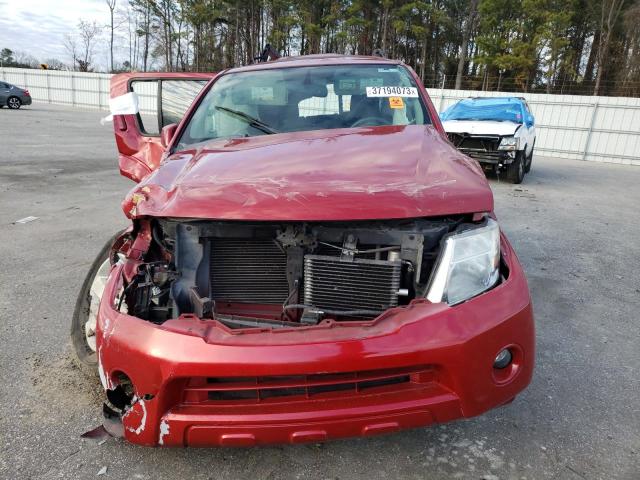 5N1AR1NN7CC617706 - 2012 NISSAN PATHFINDER S RED photo 5