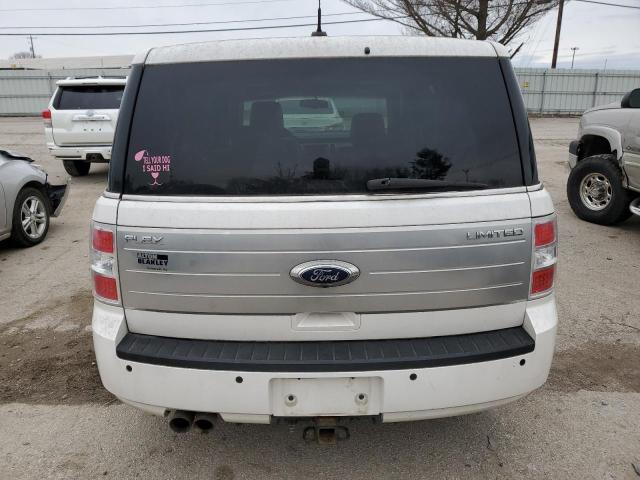 2FMGK5DC5ABA39687 - 2010 FORD FLEX LIMITED WHITE photo 6