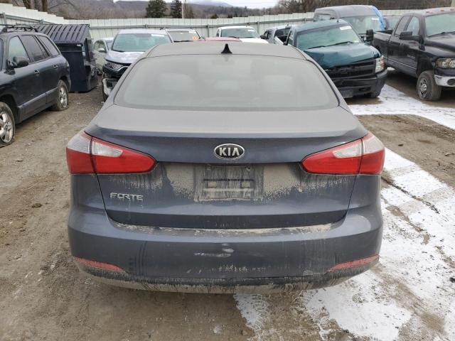 KNAFK4A68E5086356 - 2014 KIA FORTE LX GRAY photo 6