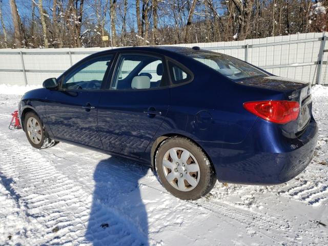 KMHDU46DX9U627281 - 2009 HYUNDAI ELANTRA GLS BLUE photo 2