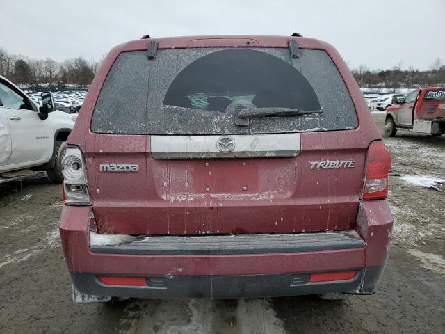 4F2CZ92Z38KM22850 - 2008 MAZDA TRIBUTE I RED photo 6