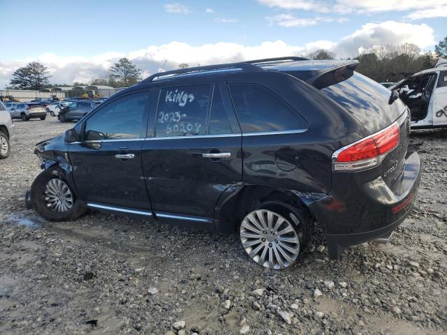 2LMDJ6JK2DBL15856 - 2013 LINCOLN MKX BLACK photo 2