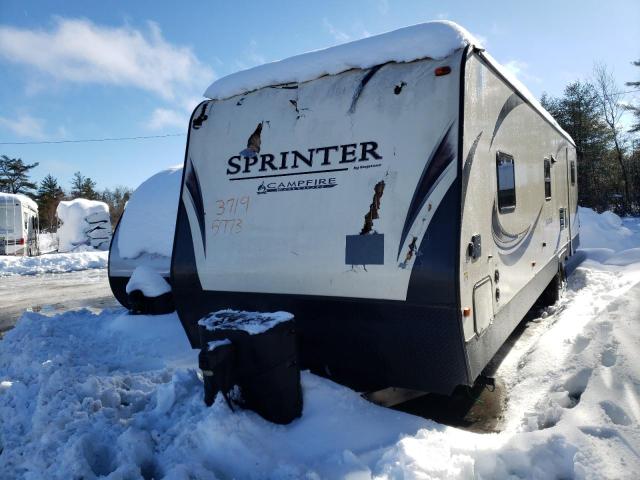 4YDT33B24J1532090 - 2018 KEYSTONE SPRINTER WHITE photo 2