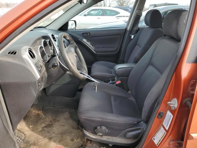 5Y2SL62844Z455649 - 2004 PONTIAC VIBE ORANGE photo 7