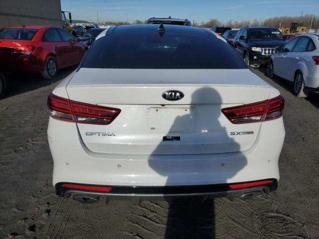 5XXGW4L22GG026139 - 2016 KIA OPTIMA SX WHITE photo 6