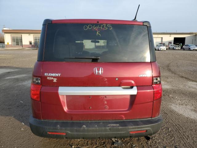 5J6YH2H72BL006435 - 2011 HONDA ELEMENT EX BLACK photo 6