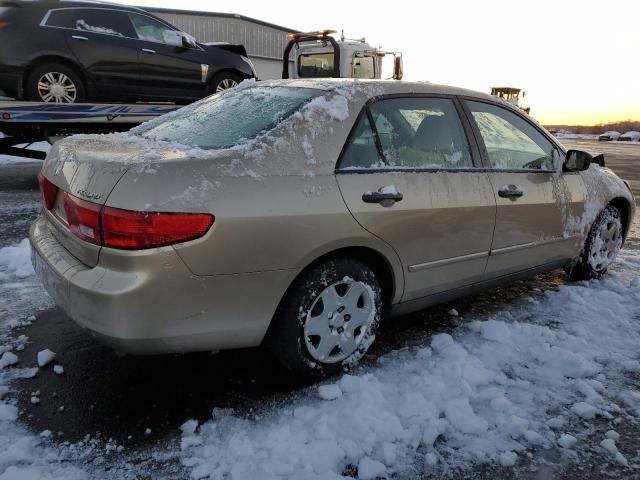 1HGCM56165A167268 - 2005 HONDA ACCORD DX BEIGE photo 3