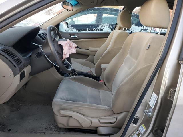 1HGCM56165A167268 - 2005 HONDA ACCORD DX BEIGE photo 7