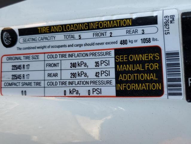 WBABD33455PL06653 - 2005 BMW 325 CI WHITE photo 12