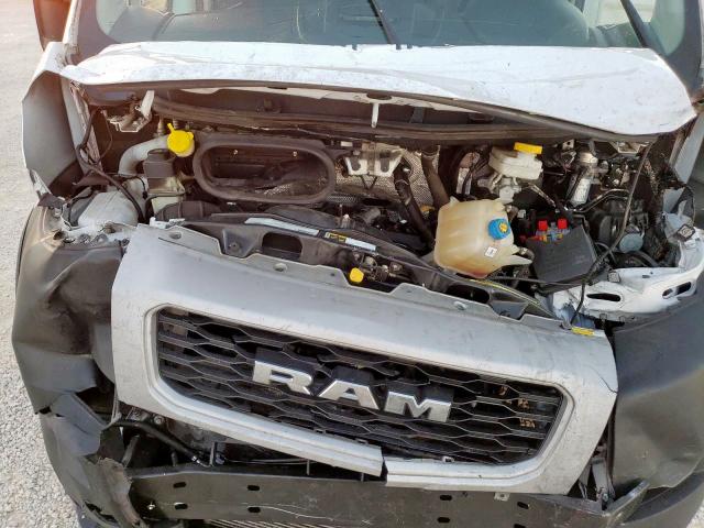 3C6TRVAG5KE565471 - 2019 RAM PROMASTER 1500 STANDARD WHITE photo 7