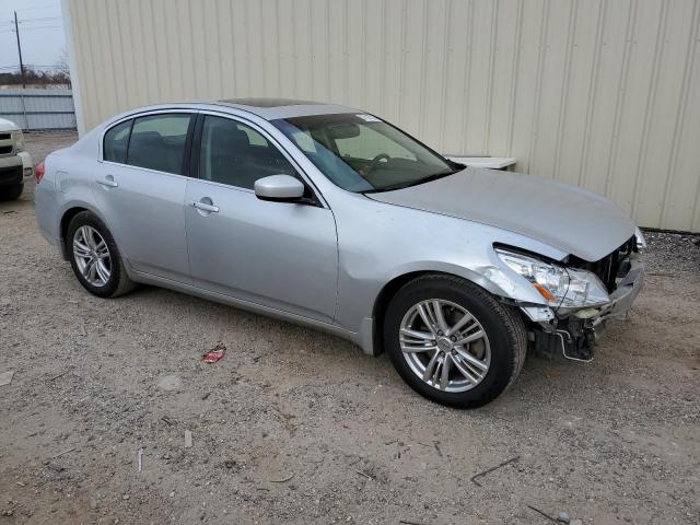 JN1DV6AP8CM700723 - 2012 INFINITI G25 BASE SILVER photo 4