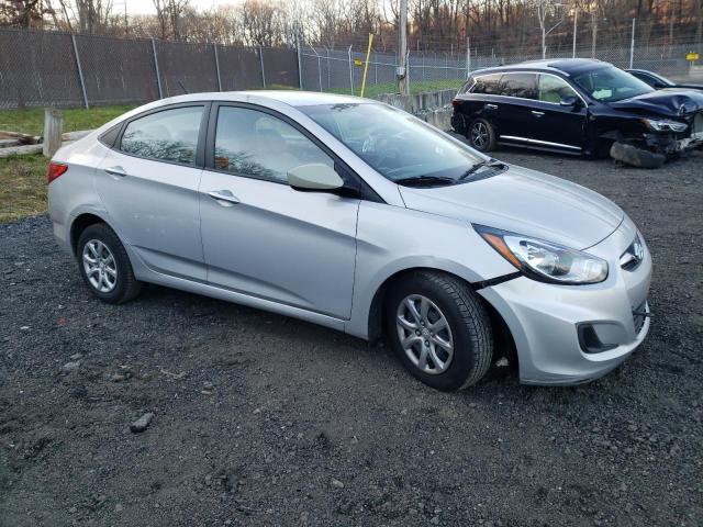 KMHCT4AEXEU649225 - 2014 HYUNDAI ACCENT GLS SILVER photo 4