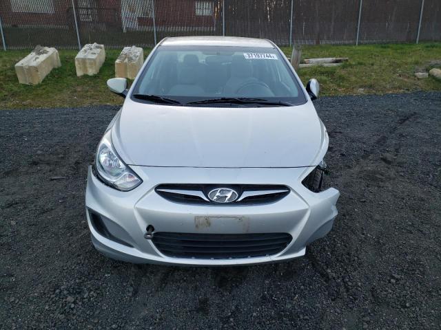 KMHCT4AEXEU649225 - 2014 HYUNDAI ACCENT GLS SILVER photo 5