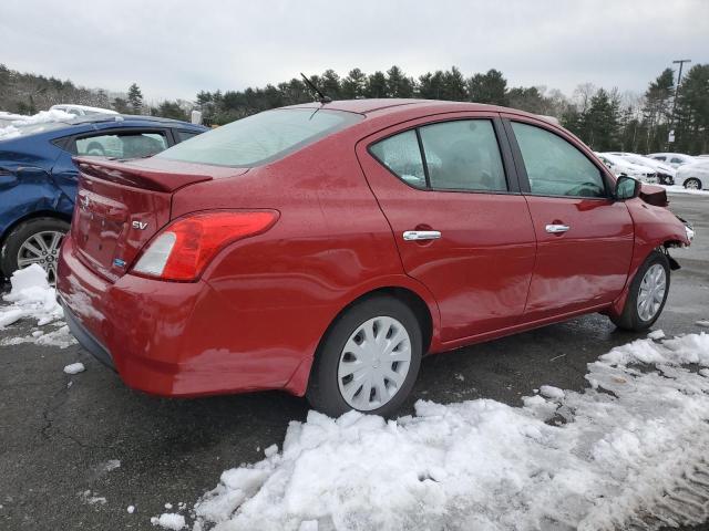 3N1CN7AP9FL933526 - 2015 NISSAN VERSA S RED photo 3