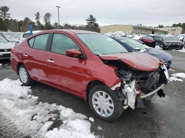 3N1CN7AP9FL933526 - 2015 NISSAN VERSA S RED photo 4