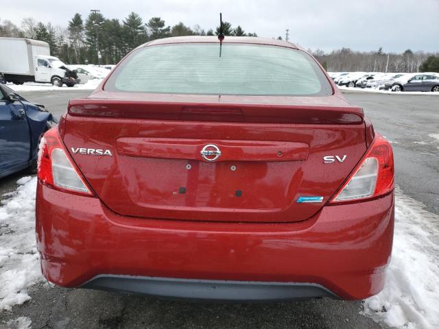 3N1CN7AP9FL933526 - 2015 NISSAN VERSA S RED photo 6