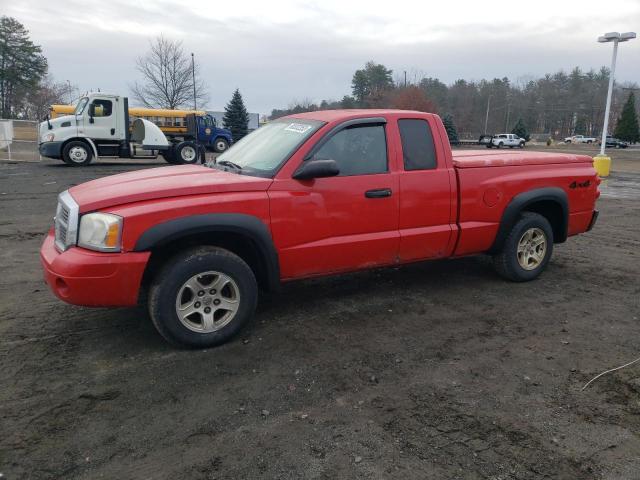 1D7HW42K56S611197 - 2006 DODGE DAKOTA SLT RED photo 1