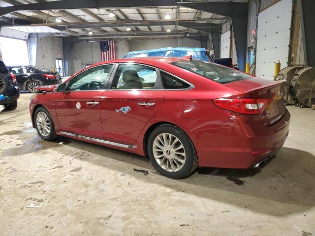 5NPE34AFXFH036328 - 2015 HYUNDAI SONATA SPORT RED photo 2