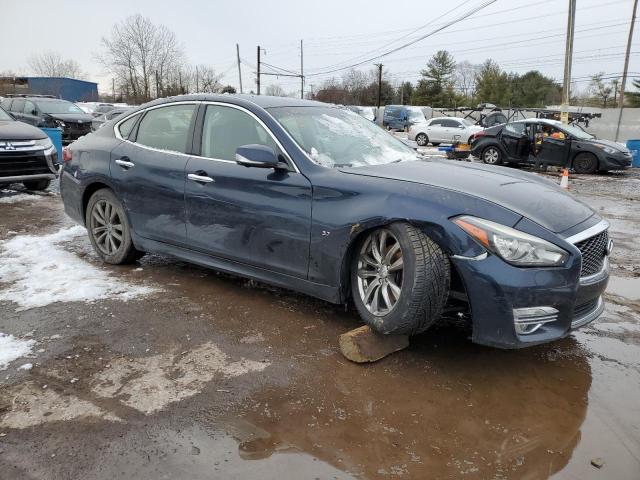 JN1BY1AP6HM740114 - 2017 INFINITI Q70 3.7 BLUE photo 4