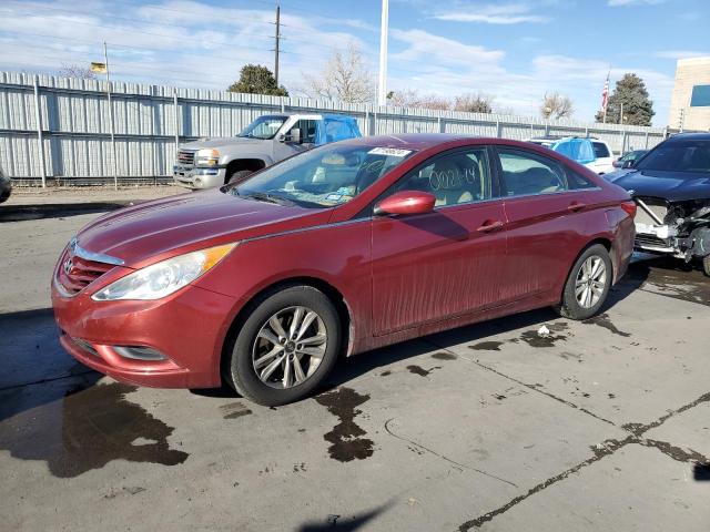 5NPEB4AC9DH762803 - 2013 HYUNDAI SONATA GLS BURGUNDY photo 1