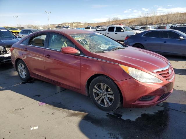 5NPEB4AC9DH762803 - 2013 HYUNDAI SONATA GLS BURGUNDY photo 4