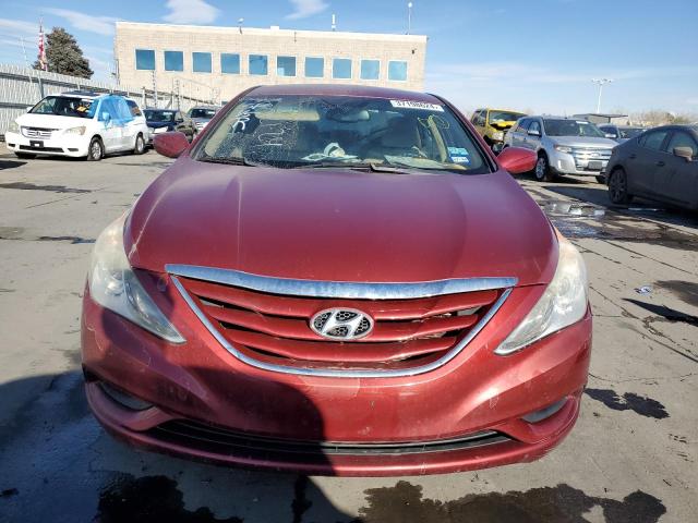 5NPEB4AC9DH762803 - 2013 HYUNDAI SONATA GLS BURGUNDY photo 5