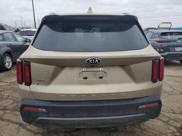 5XYRLDLC7MG005806 - 2021 KIA SORENTO S GOLD photo 6