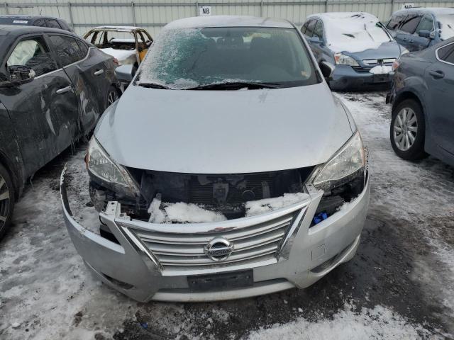 3N1AB7AP2EY204673 - 2014 NISSAN SENTRA S SILVER photo 5