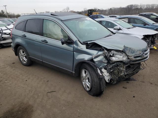 5J6RE4H51BL030328 - 2011 HONDA CR-V EX TEAL photo 4