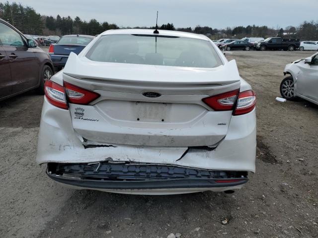 1FA6P0H73E5405437 - 2014 FORD FUSION SE WHITE photo 6