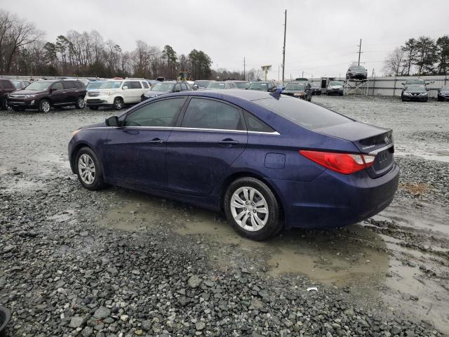 5NPEB4AC2CH495535 - 2012 HYUNDAI SONATA GLS BLUE photo 2