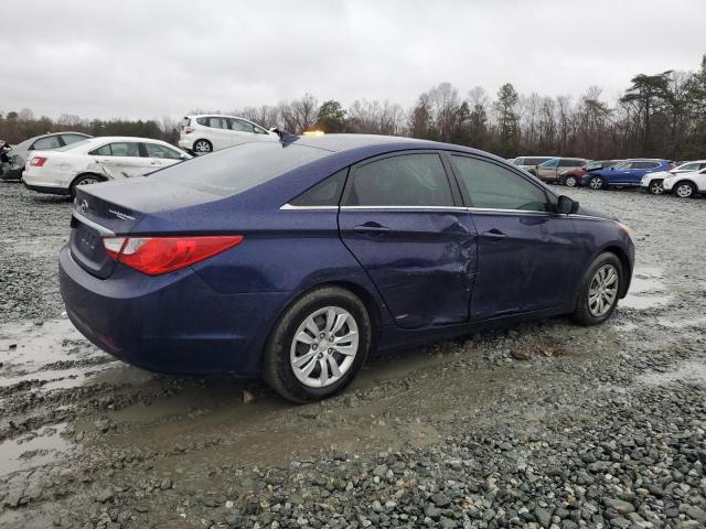 5NPEB4AC2CH495535 - 2012 HYUNDAI SONATA GLS BLUE photo 3