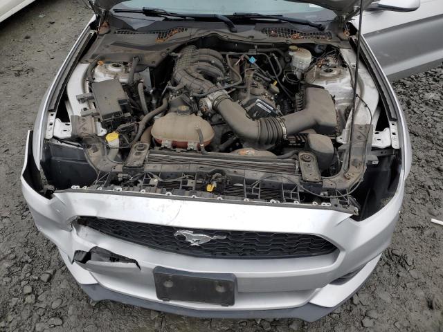 1FA6P8AM0H5300857 - 2017 FORD MUSTANG SILVER photo 11