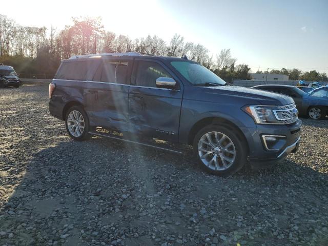 1FMJK1LT4JEA32119 - 2018 FORD EXPEDITION MAX PLATINUM BLUE photo 4