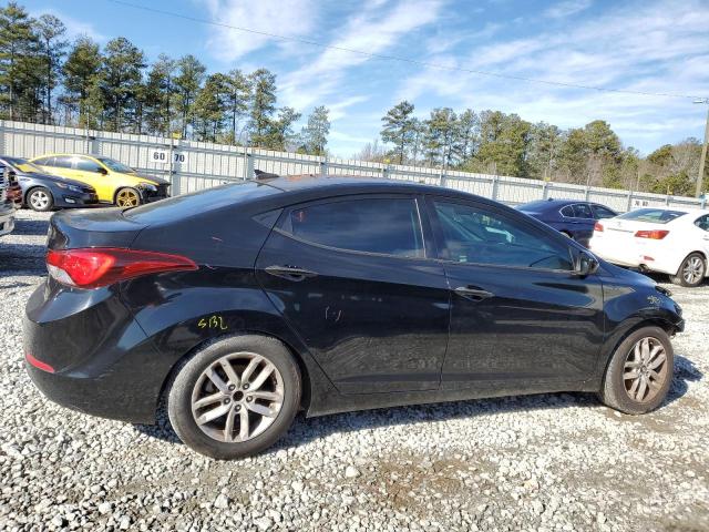 KMHDH4AE6GU534548 - 2016 HYUNDAI ELANTRA SE BLACK photo 3