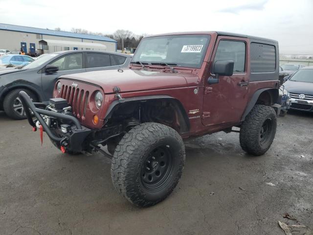 1J4FA54117L180096 - 2007 JEEP WRANGLER SAHARA MAROON photo 1