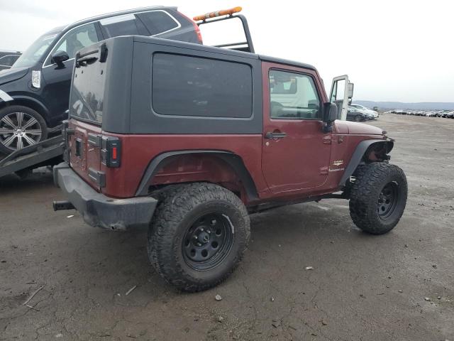 1J4FA54117L180096 - 2007 JEEP WRANGLER SAHARA MAROON photo 3