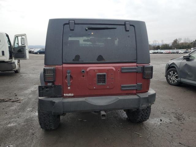 1J4FA54117L180096 - 2007 JEEP WRANGLER SAHARA MAROON photo 6