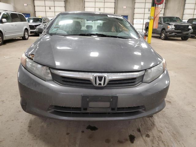 2HGFB2F54CH557966 - 2012 HONDA CIVIC LX CHARCOAL photo 5