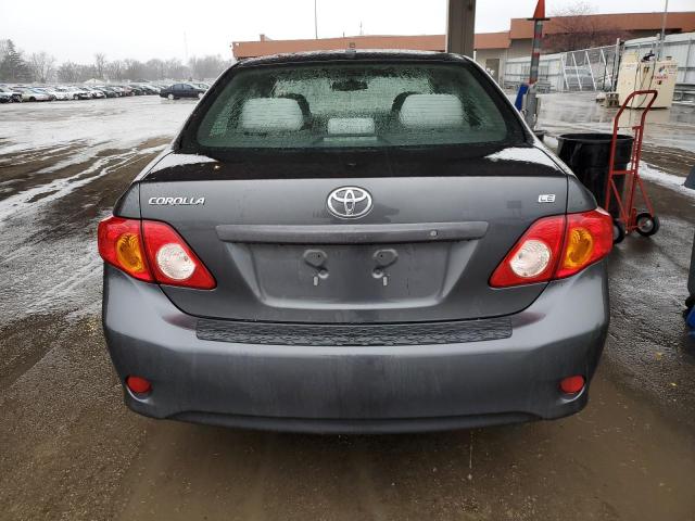 1NXBU40E69Z085234 - 2009 TOYOTA COROLLA BASE CHARCOAL photo 6