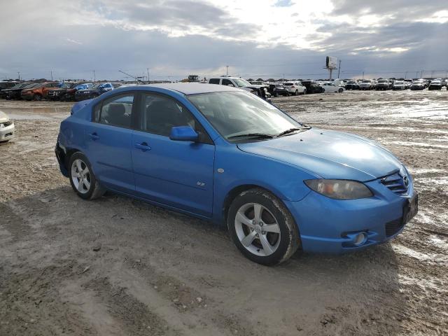 JM1BK124161468735 - 2006 MAZDA 3 S BLUE photo 4