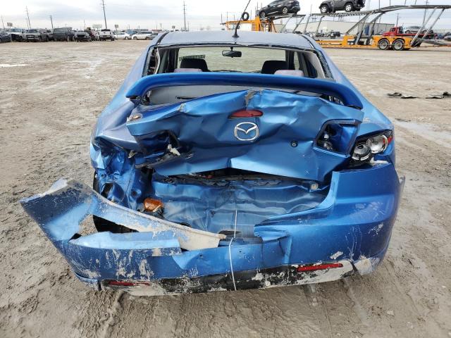 JM1BK124161468735 - 2006 MAZDA 3 S BLUE photo 6