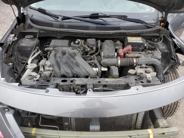 3N1CN7AP4KL828144 - 2019 NISSAN VERSA S GRAY photo 11