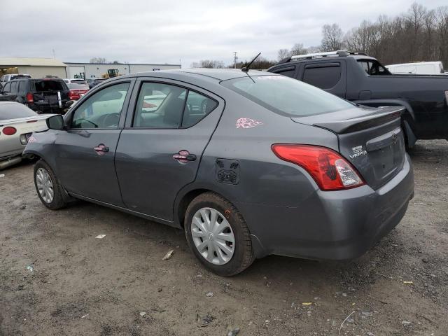 3N1CN7AP4KL828144 - 2019 NISSAN VERSA S GRAY photo 2