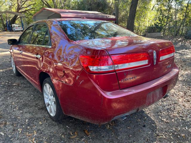 3LNHL2GC3AR621879 - 2010 LINCOLN MKZ RED photo 3