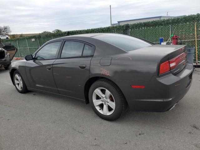 2C3CDXBG9DH663996 - 2013 DODGE CHARGER SE GRAY photo 2