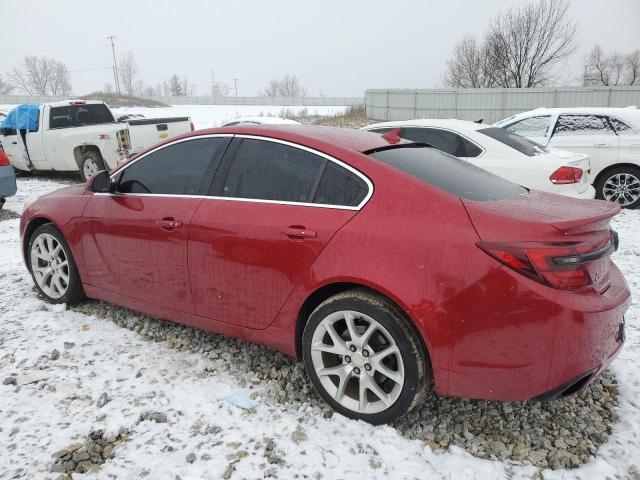 2G4GU5GX1E9150548 - 2014 BUICK REGAL GS RED photo 2